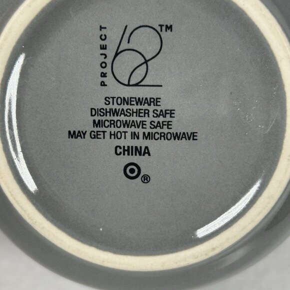 3 Project 62 Stoneware Bowls Gray Avesta Set of 3 Fruit Dessert 4" x 2" - Picture 3 of 3